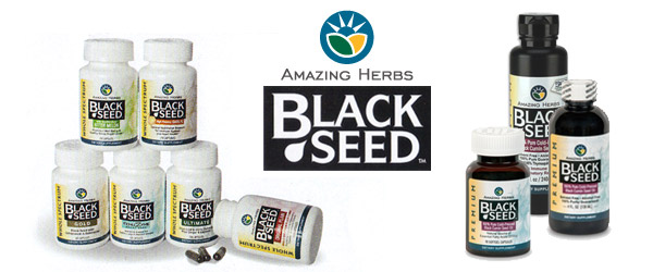 Amazing Herbs Black Seed Cold-pressed Oil and Capsules